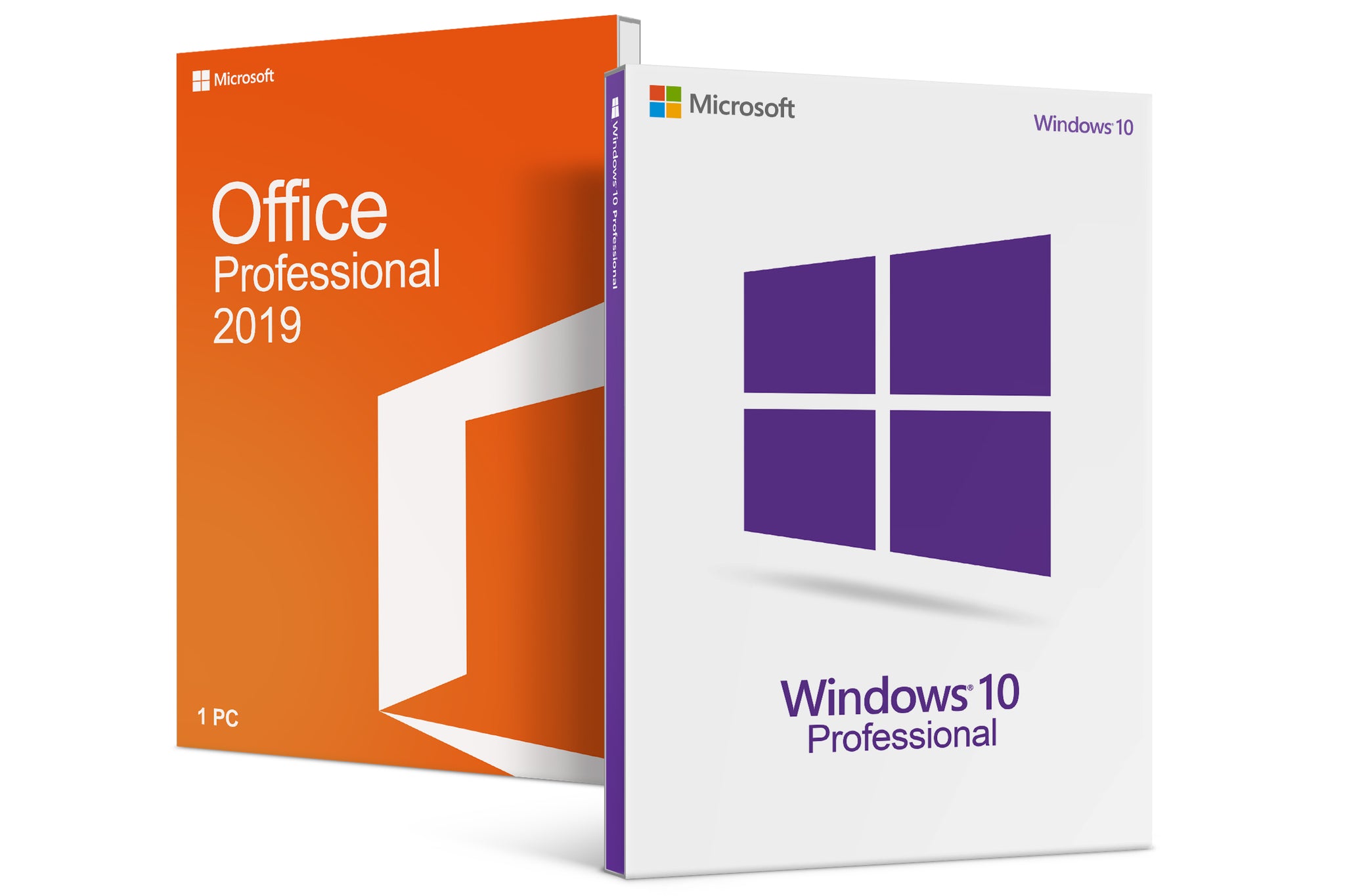 Pachet Windows 10 Pro + Office 2019 Professional