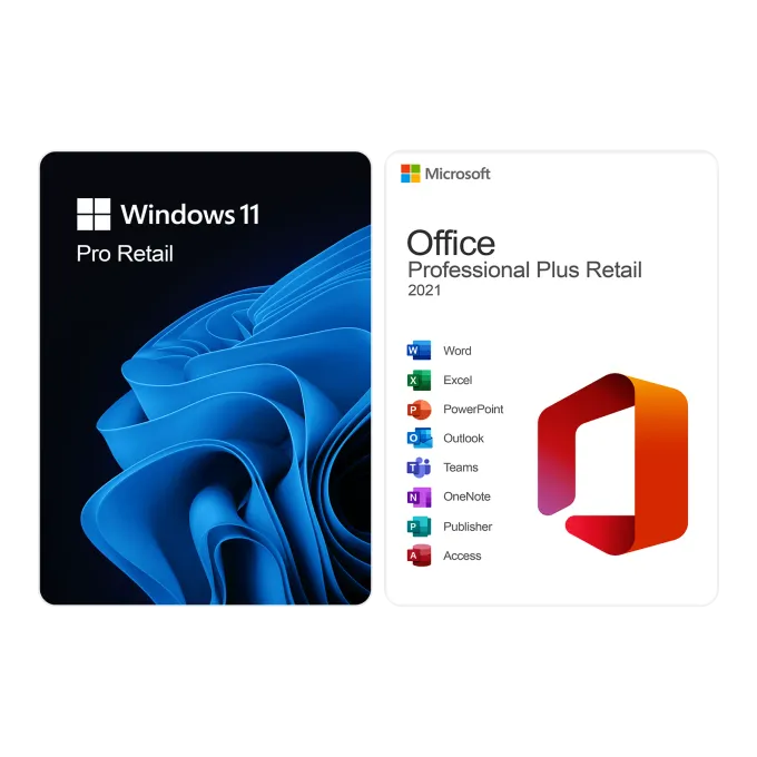 Pachet Windows 11 Pro + Office 2021 Pro Plus