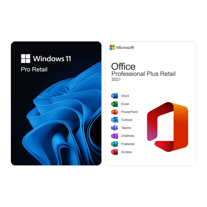 Pachet Windows 11 Pro + Office 2021 Pro Plus
