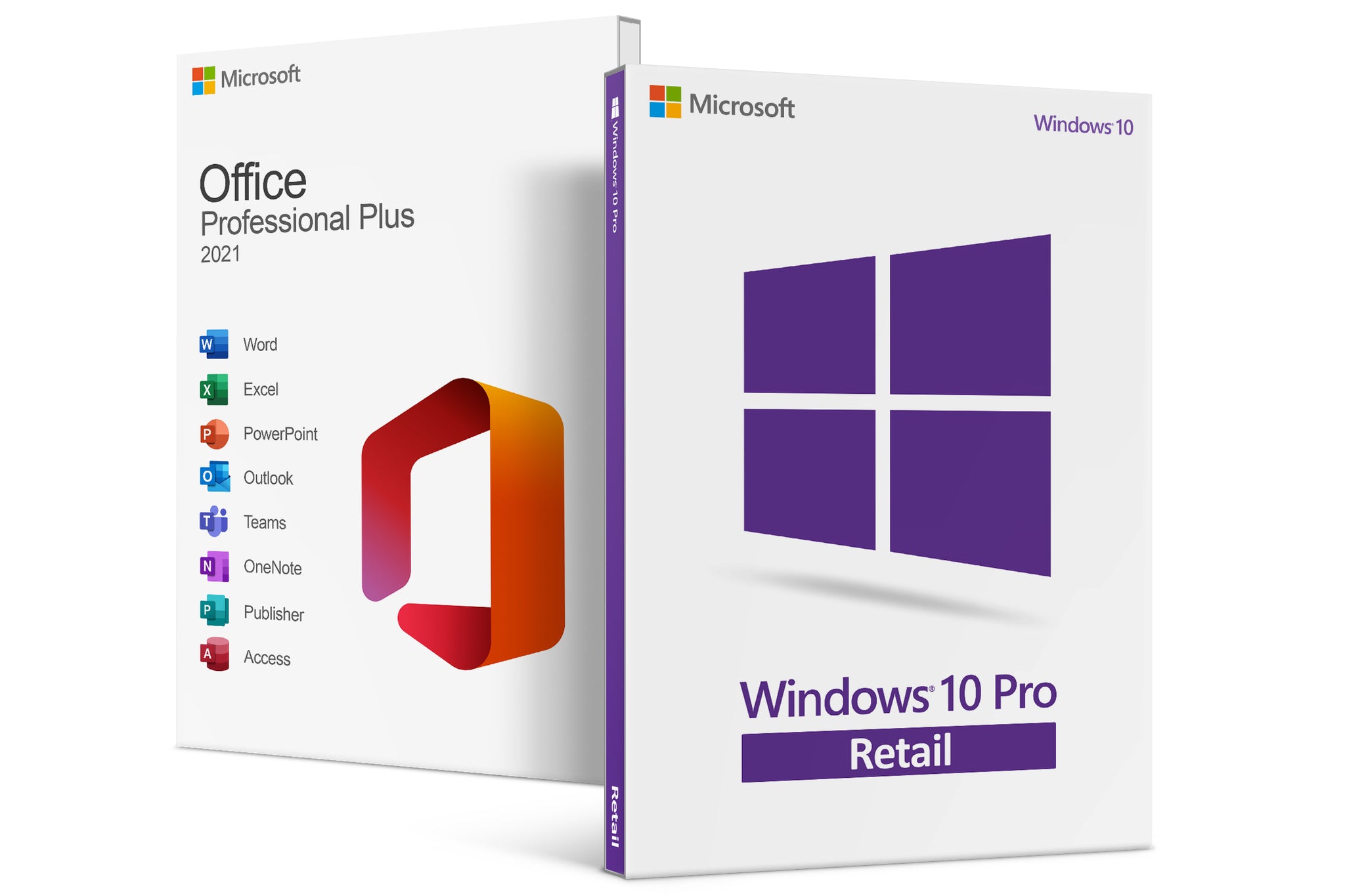 Pachet Windows 10 Pro + Office 2021 Pro Plus