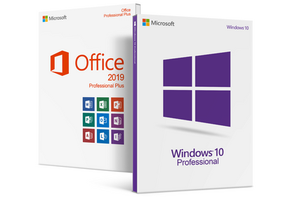 Pachet Windows 10 Pro + Office 2019 Pro Plus