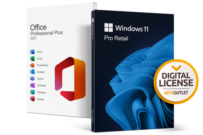 Pachet Windows 11 Pro + Office 2021 Pro Plus